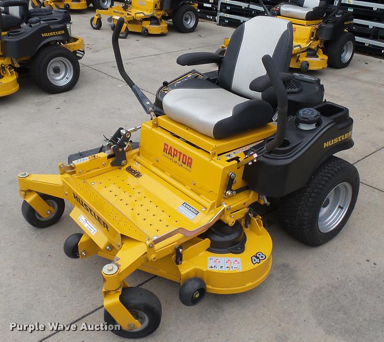 image for item AR9829 2015 Hustler Raptor Flip-Up 933614 ZTR lawn mower