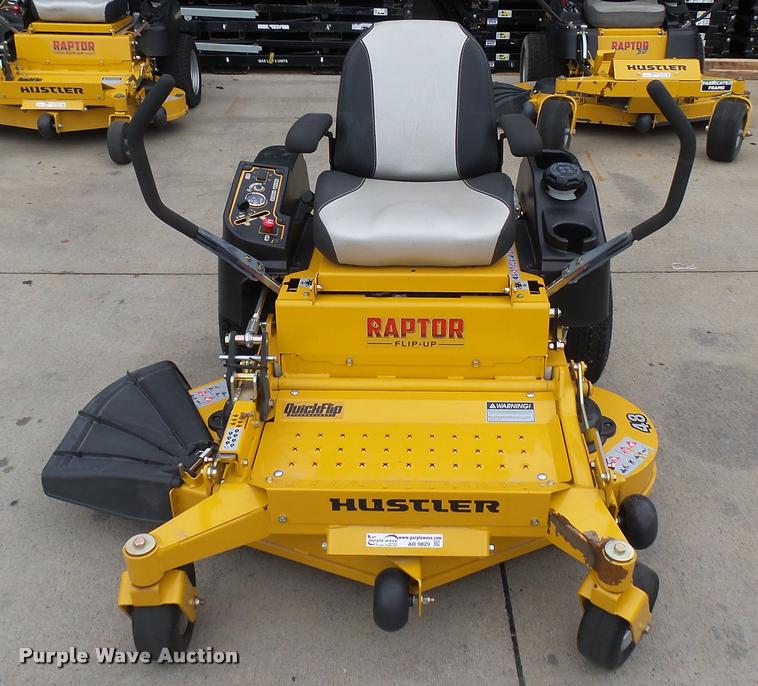 image for item AR9829 2015 Hustler Raptor Flip-Up 933614 ZTR lawn mower