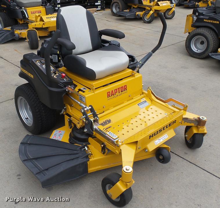 image for item AR9829 2015 Hustler Raptor Flip-Up 933614 ZTR lawn mower