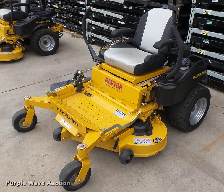 image for item AR9830 2015 Hustler Raptor Flip-Up 933614 ZTR lawn mower