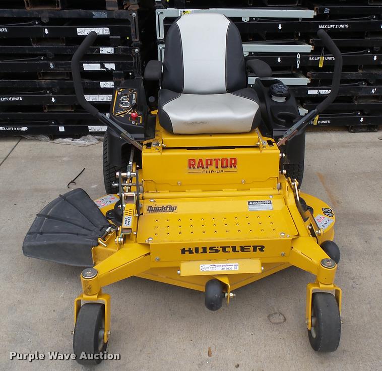 image for item AR9830 2015 Hustler Raptor Flip-Up 933614 ZTR lawn mower
