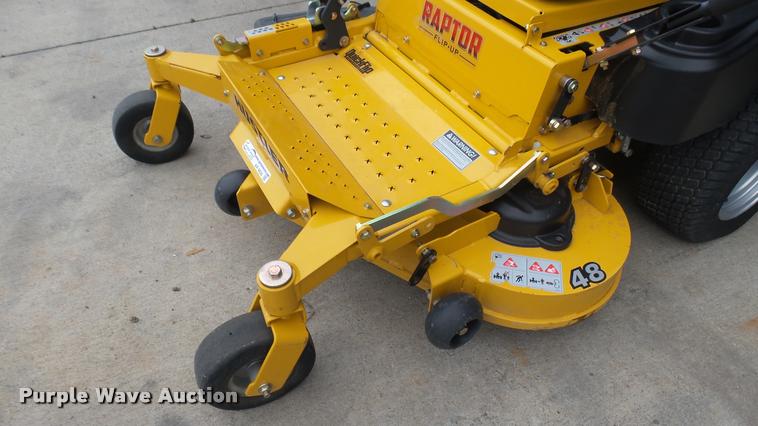 image for item AR9830 2015 Hustler Raptor Flip-Up 933614 ZTR lawn mower