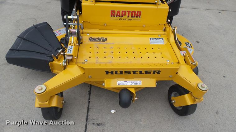 image for item AR9831 2015 Hustler Raptor Flip-Up 933614 ZTR lawn mower