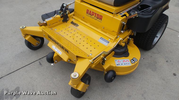 image for item AR9831 2015 Hustler Raptor Flip-Up 933614 ZTR lawn mower