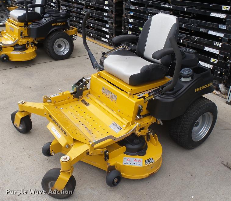 image for item AR9832 2015 Hustler Raptor Flip-Up 933614 ZTR lawn mower