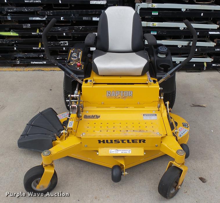 image for item AR9832 2015 Hustler Raptor Flip-Up 933614 ZTR lawn mower
