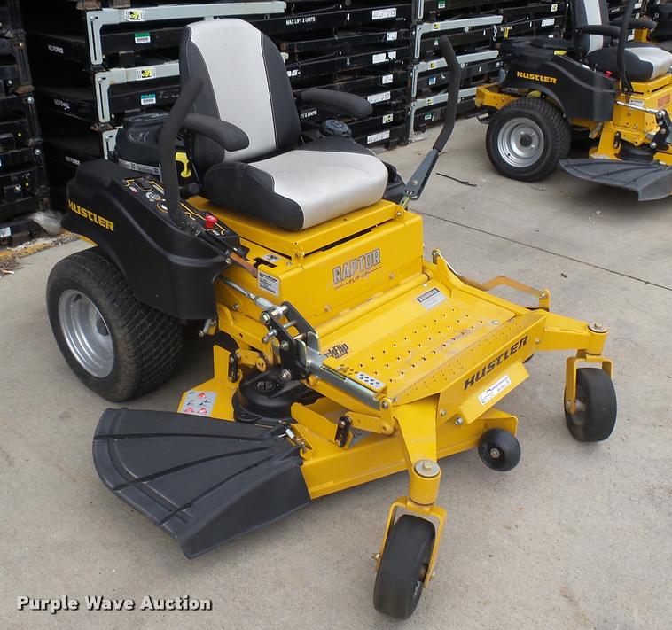 image for item AR9832 2015 Hustler Raptor Flip-Up 933614 ZTR lawn mower
