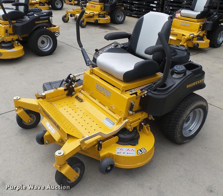 image for item AR9833 2015 Hustler Raptor Flip-Up 933614 ZTR lawn mower