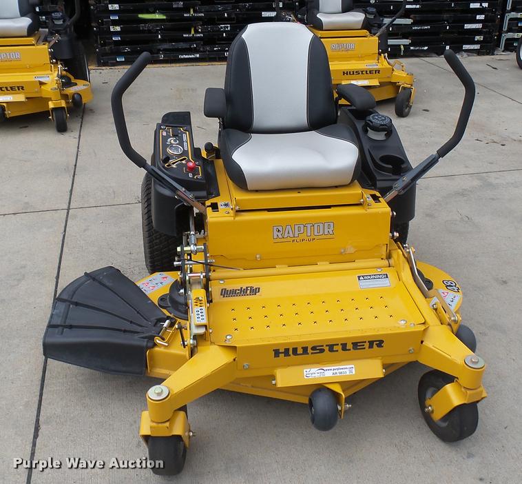image for item AR9833 2015 Hustler Raptor Flip-Up 933614 ZTR lawn mower