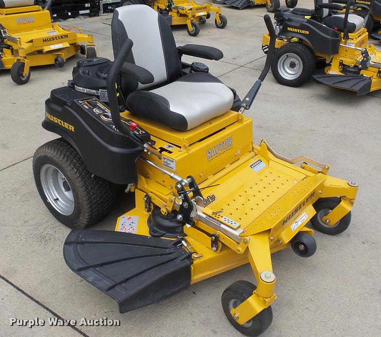 image for item AR9833 2015 Hustler Raptor Flip-Up 933614 ZTR lawn mower