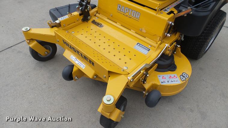 image for item AR9833 2015 Hustler Raptor Flip-Up 933614 ZTR lawn mower