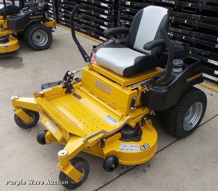 image for item AR9834 2016 Hustler Raptor Flip-Up 933614 ZTR lawn mower
