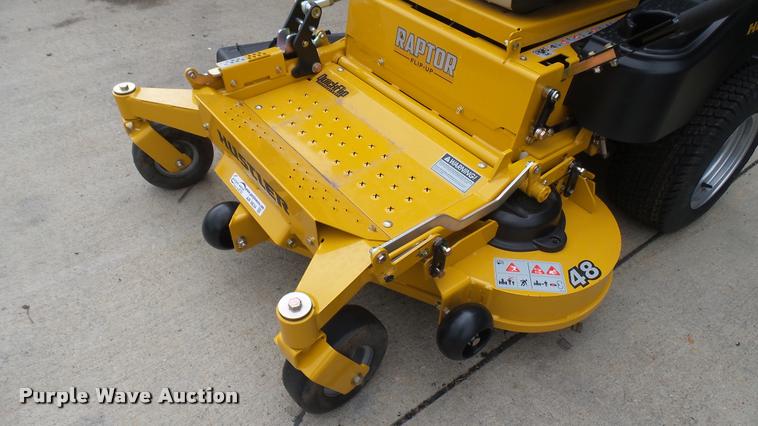 image for item AR9834 2016 Hustler Raptor Flip-Up 933614 ZTR lawn mower