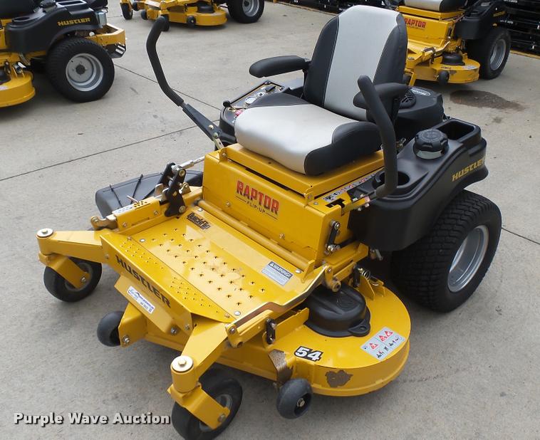 image for item AR9835 2015 Hustler Raptor Flip-Up 933622 ZTR lawn mower