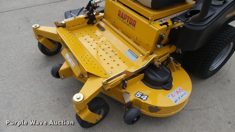 image for item AR9835 2015 Hustler Raptor Flip-Up 933622 ZTR lawn mower