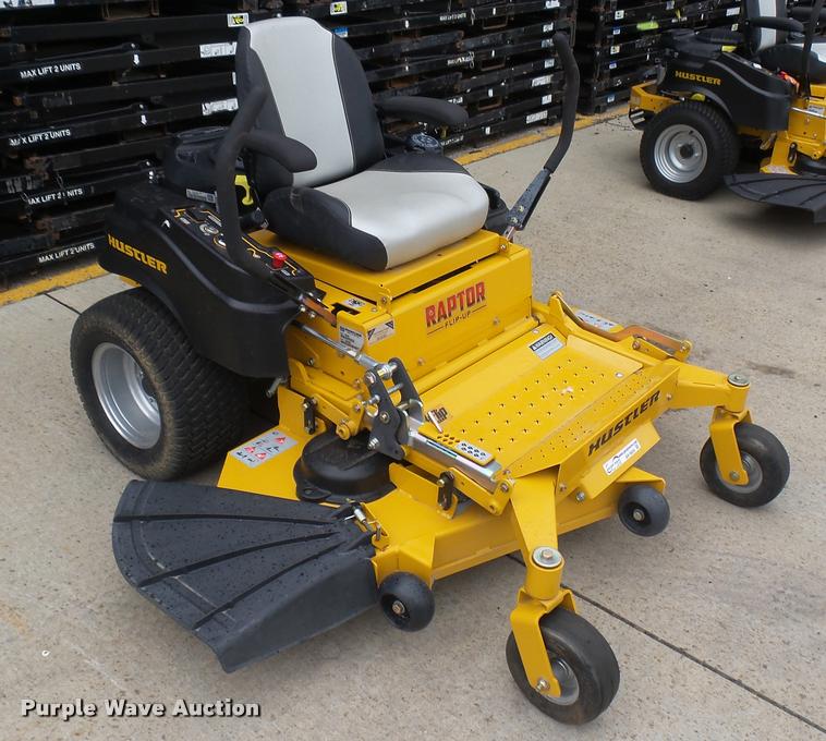 image for item AR9836 2015 Hustler Raptor Flip-Up 933622 ZTR lawn mower