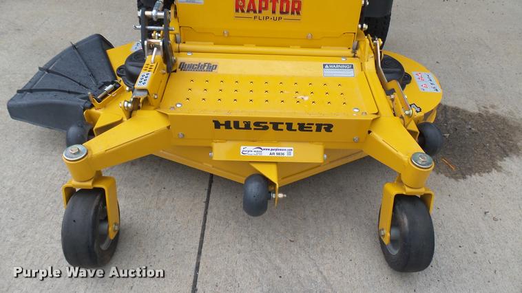 image for item AR9836 2015 Hustler Raptor Flip-Up 933622 ZTR lawn mower