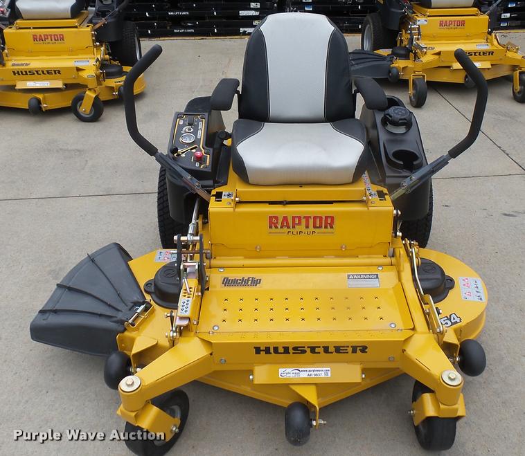 image for item AR9837 2015 Hustler Raptor Flip-Up 933622 ZTR lawn mower