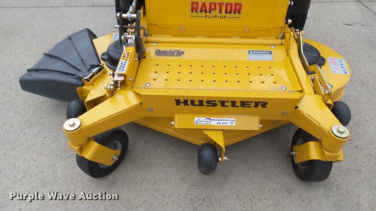 image for item AR9837 2015 Hustler Raptor Flip-Up 933622 ZTR lawn mower