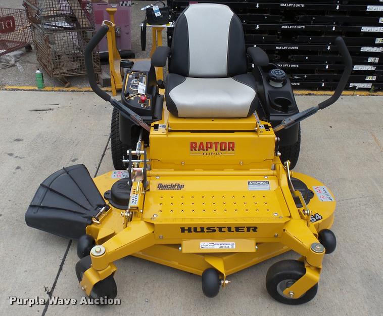 image for item AR9838 2015 Hustler Raptor Flip-Up 933622 ZTR lawn mower
