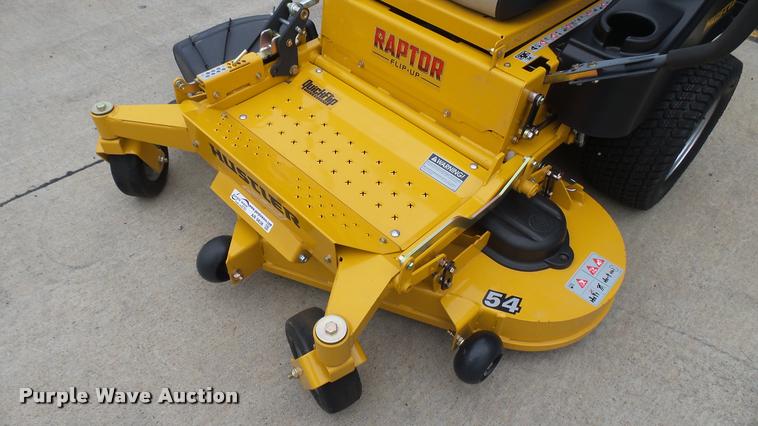 image for item AR9838 2015 Hustler Raptor Flip-Up 933622 ZTR lawn mower