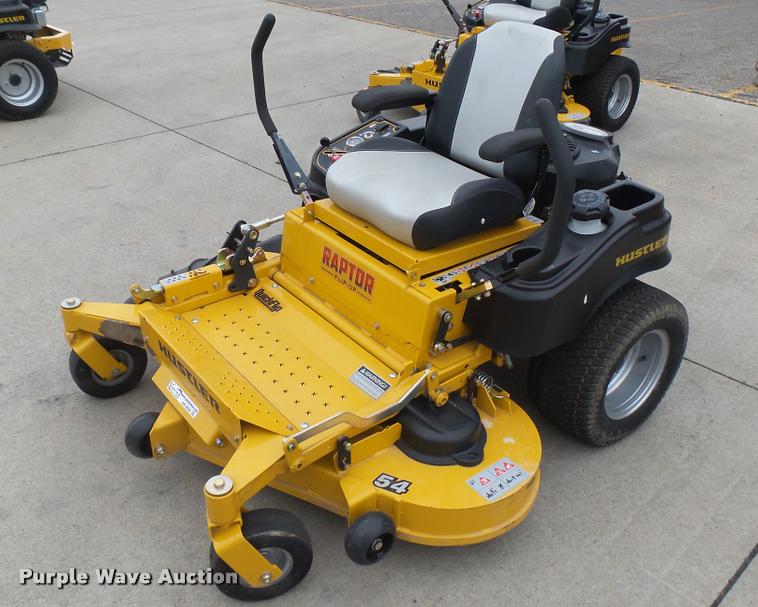 image for item AR9839 2015 Hustler Raptor Flip-Up 933622 ZTR lawn mower
