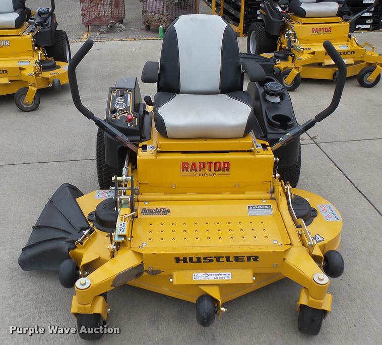 image for item AR9839 2015 Hustler Raptor Flip-Up 933622 ZTR lawn mower