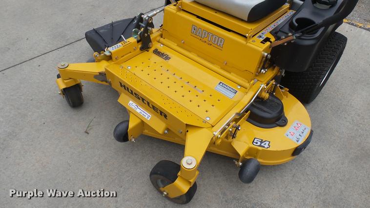 image for item AR9840 2015 Hustler Raptor Flip-Up 933622 ZTR lawn mower