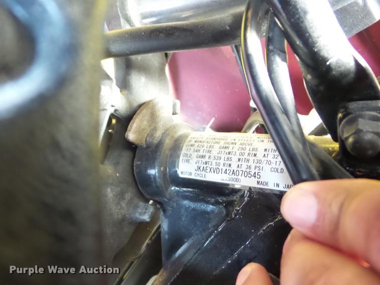 image for item BI9670 2002 Kawasaki Ninja 500R motorcycle