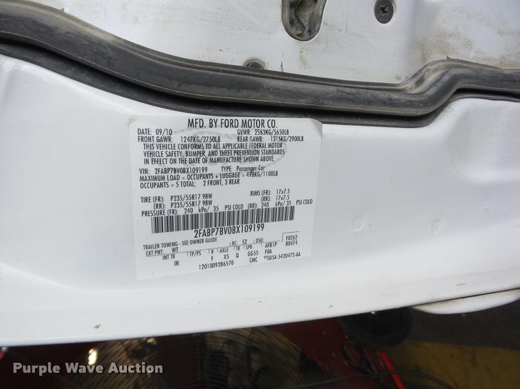 image for item BI9671 2011 Ford Crown Victoria Police Interceptor