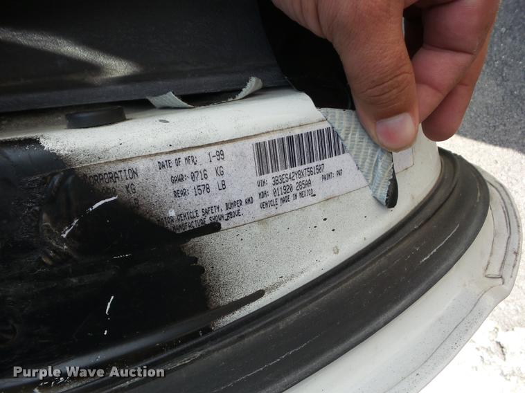 image for item BI9672 1999 Dodge Neon