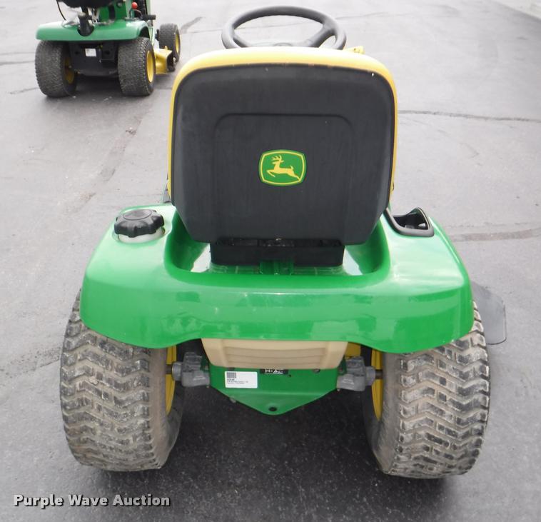 image for item BY9750 John Deere LT160 riding lawn mower