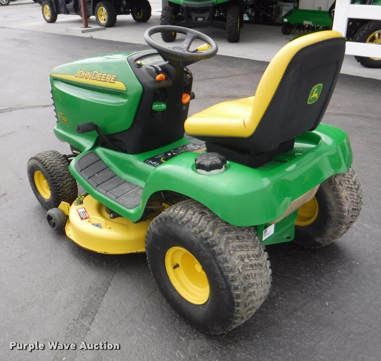 image for item BY9750 John Deere LT160 riding lawn mower