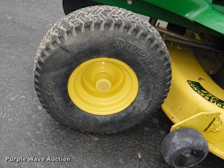 image for item BY9750 John Deere LT160 riding lawn mower