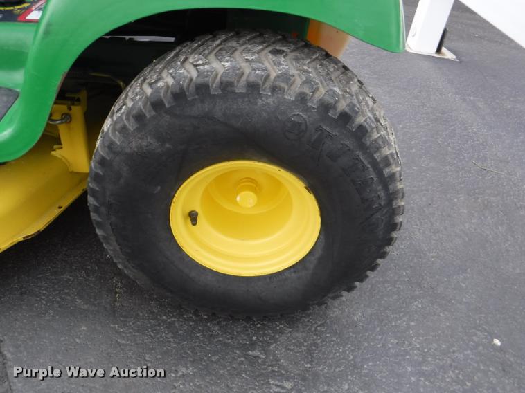 image for item BY9750 John Deere LT160 riding lawn mower