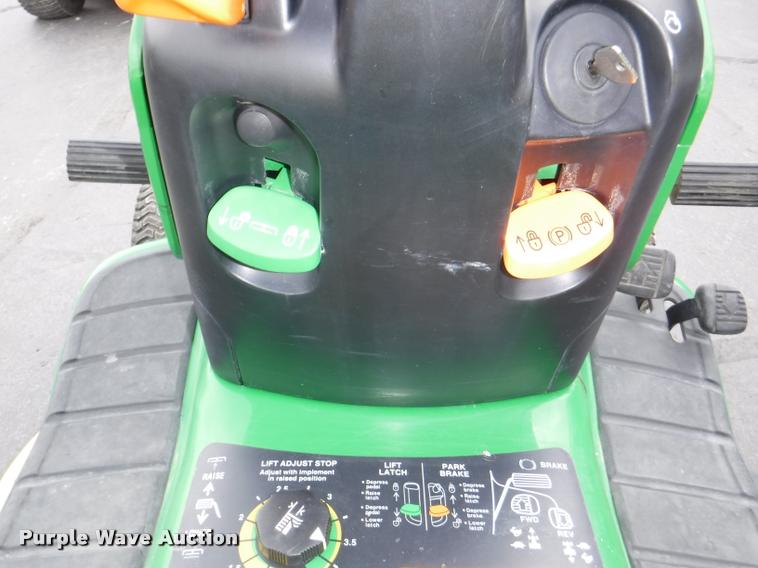 image for item BY9750 John Deere LT160 riding lawn mower