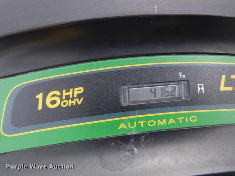 image for item BY9750 John Deere LT160 riding lawn mower