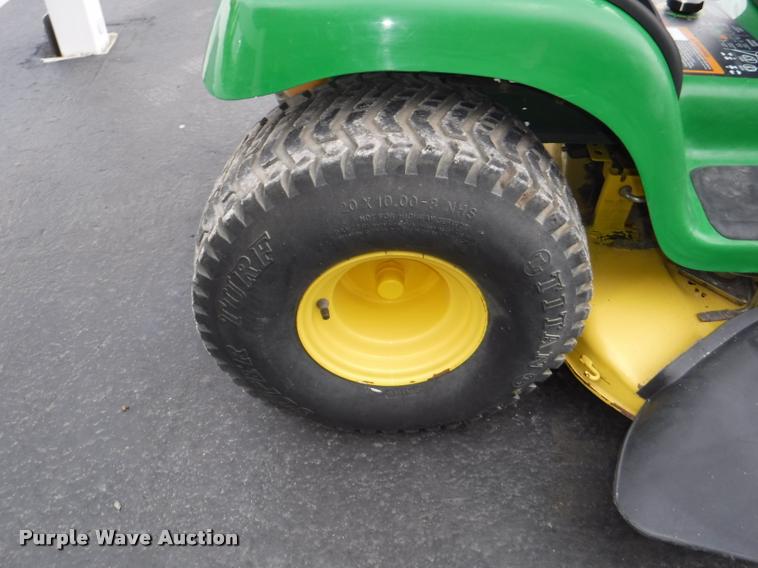 image for item BY9750 John Deere LT160 riding lawn mower