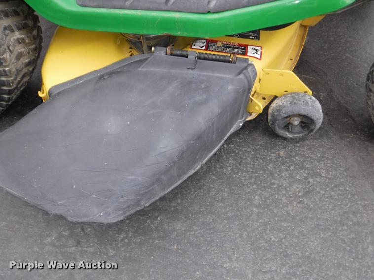 image for item BY9750 John Deere LT160 riding lawn mower