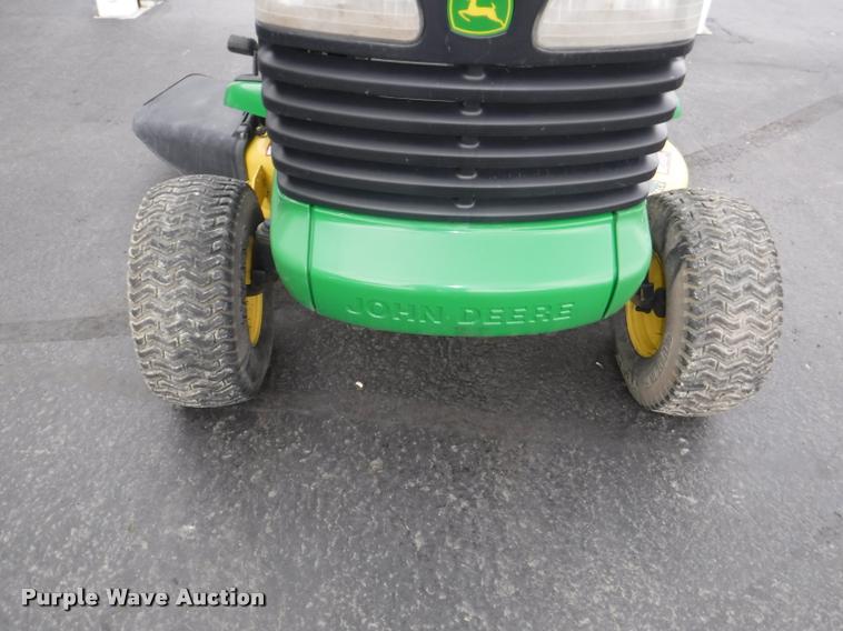 image for item BY9750 John Deere LT160 riding lawn mower