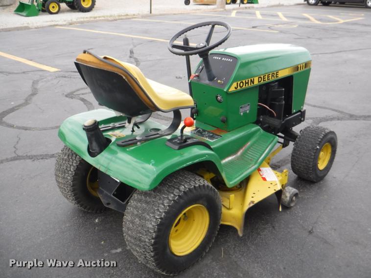 image for item BY9751 John Deere 111 riding lawn mower