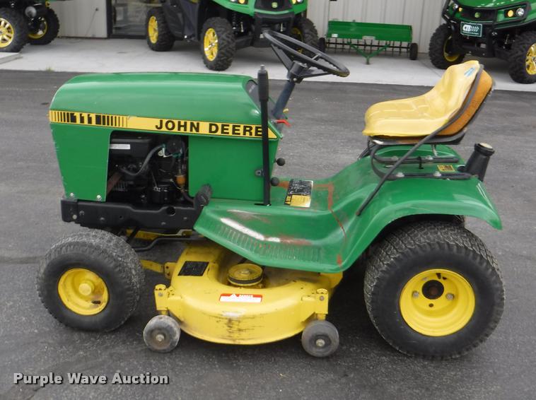 image for item BY9751 John Deere 111 riding lawn mower