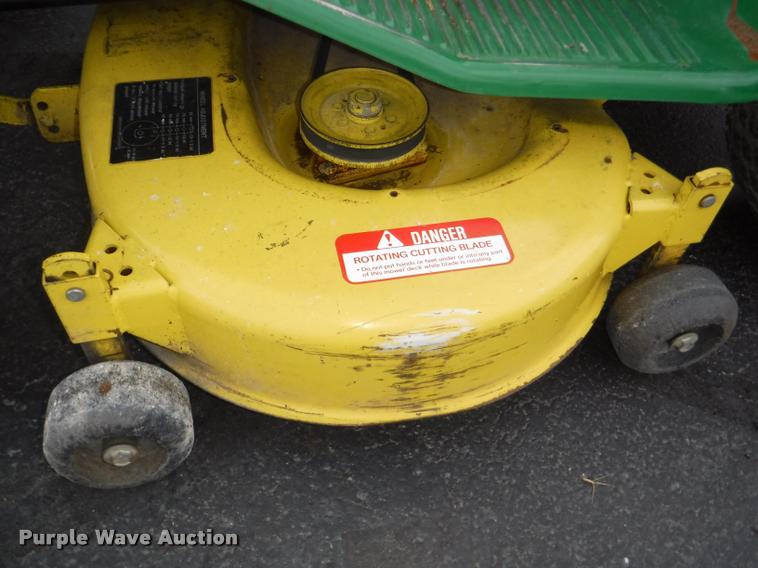 image for item BY9751 John Deere 111 riding lawn mower