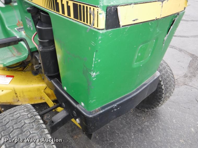 image for item BY9751 John Deere 111 riding lawn mower
