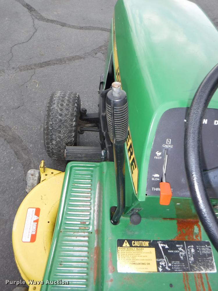 image for item BY9751 John Deere 111 riding lawn mower