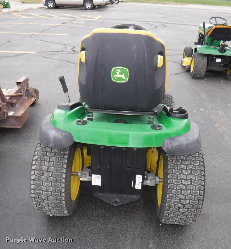 image for item BY9752 John Deere LA140 riding lawn mower