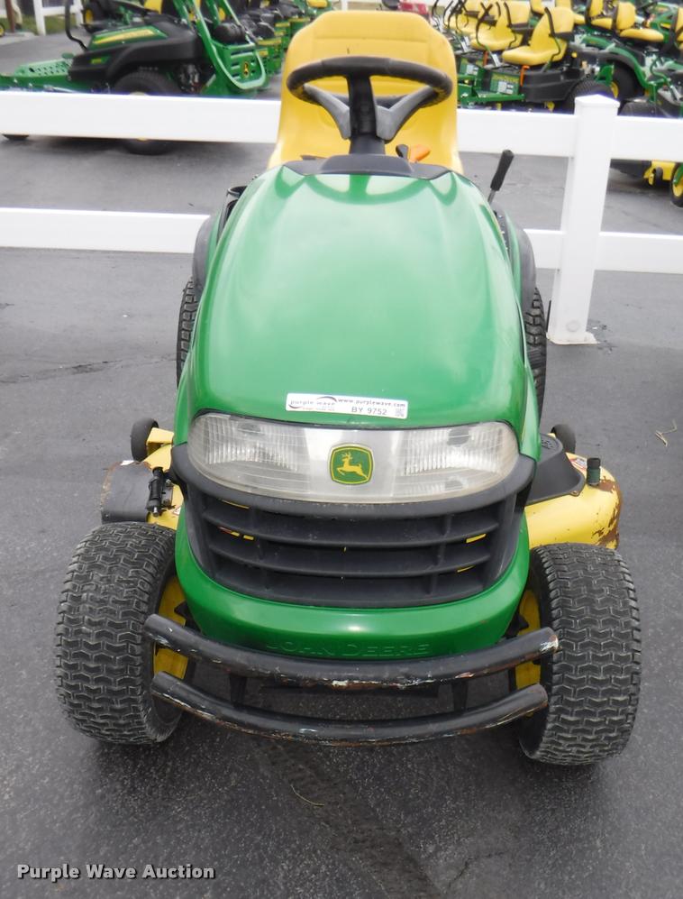 image for item BY9752 John Deere LA140 riding lawn mower