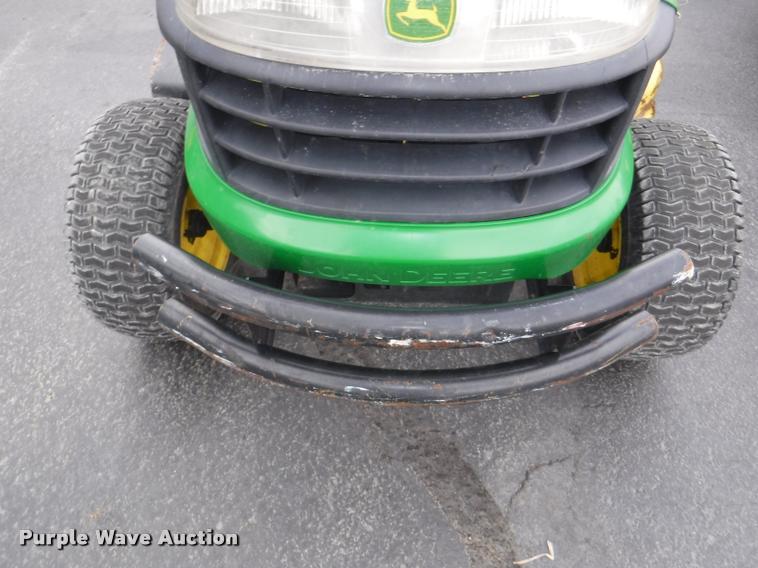 image for item BY9752 John Deere LA140 riding lawn mower