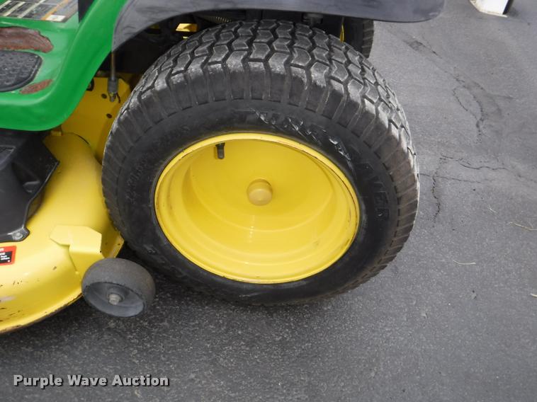 image for item BY9752 John Deere LA140 riding lawn mower