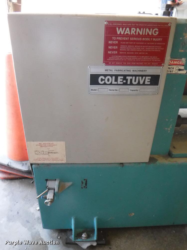 image for item BY9792 Cole-Tuve metal fabricator